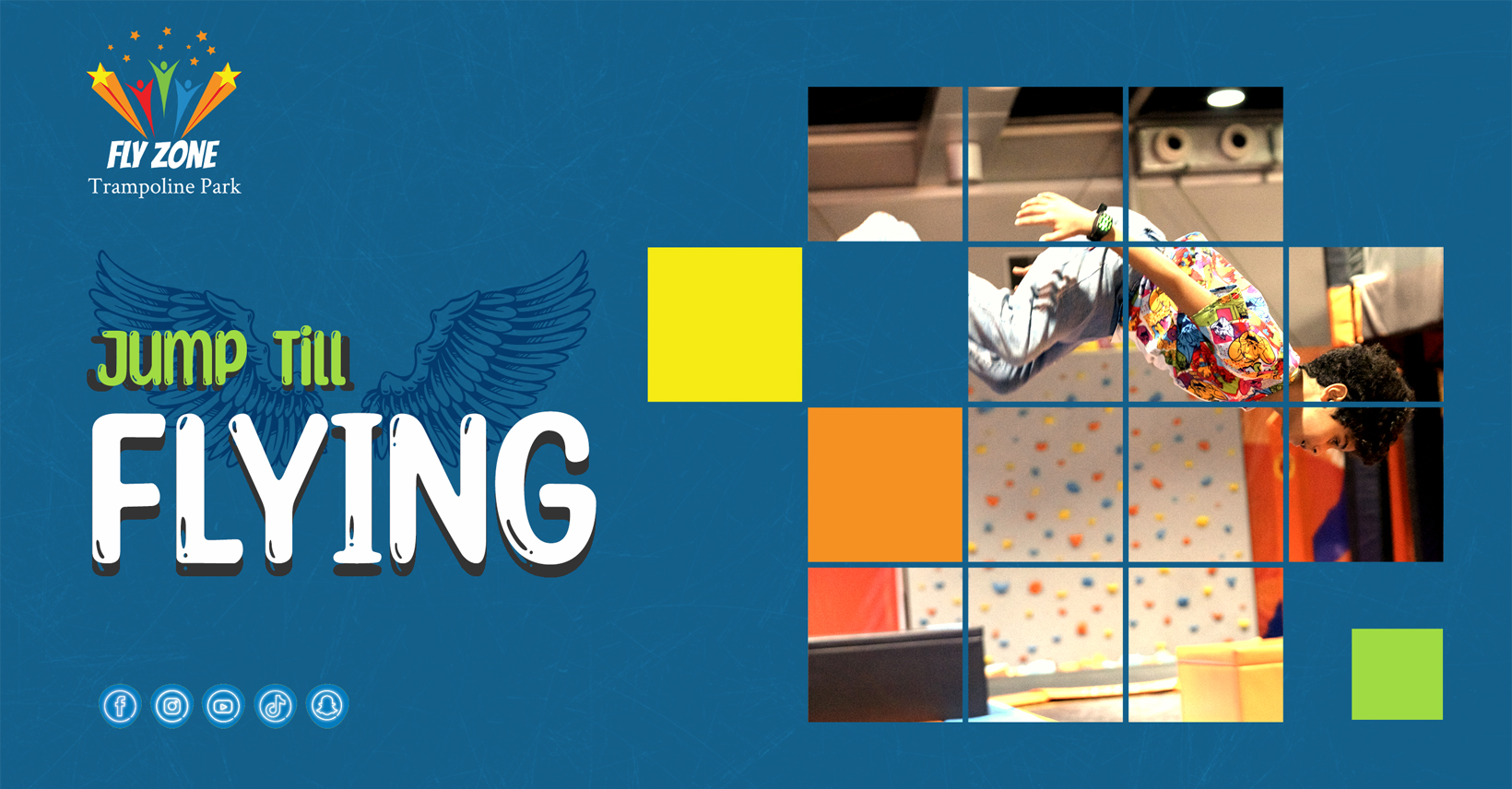 Safety Fly Zone Trampoline Park